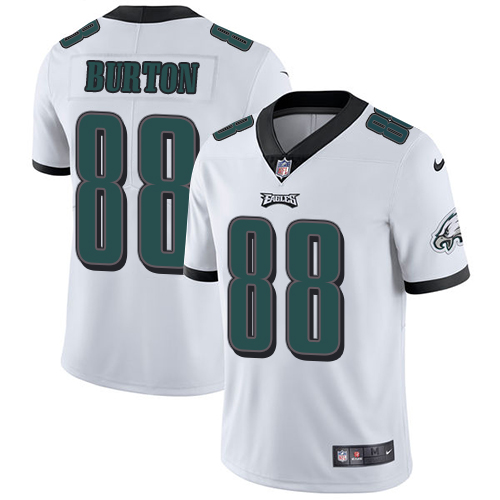 Nike Eagles #88 Trey Burton White Youth Stitched NFL Vapor Untouchable Limited Jersey - Click Image to Close